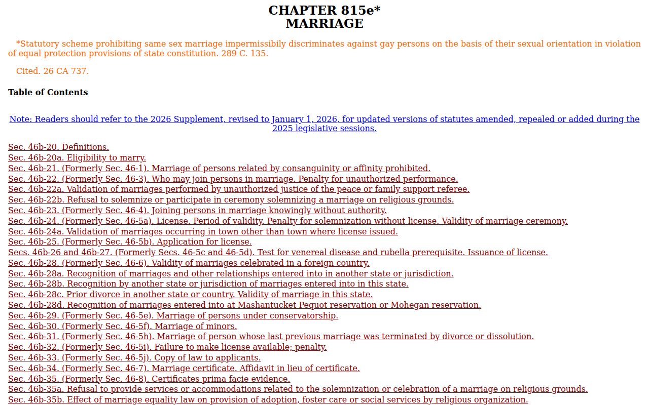 Fairfield County divorce records Connecticut dissolution statutes